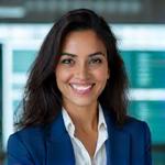 Portrait of Maya Singh, Operations Manager at Pendulum Pulse